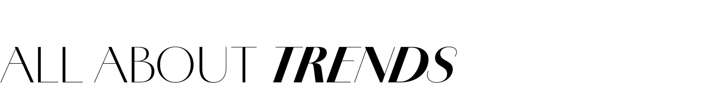 Alles über Trends Alles über Trends